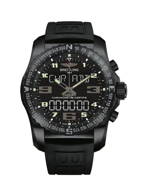 breitling cockpit b50 black titanium volcano black vb5010221b1s1|Breitling Cockpit B50 Aviator’s Chronograph .